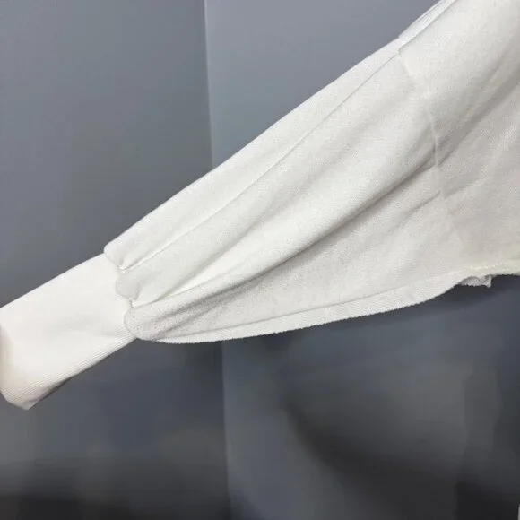 WE THE FREE PEOPLE camden graphic pullover in sea salt combo size M - Picture 3 of 8